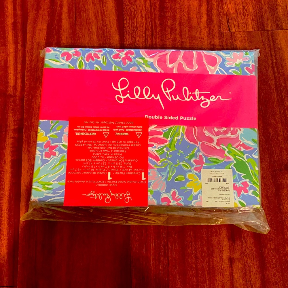 NWT double sided Lilly Pulitzer puzzle
